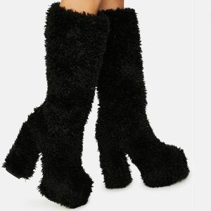 NEW! Brinkley Faux Shearling Knee High Boots